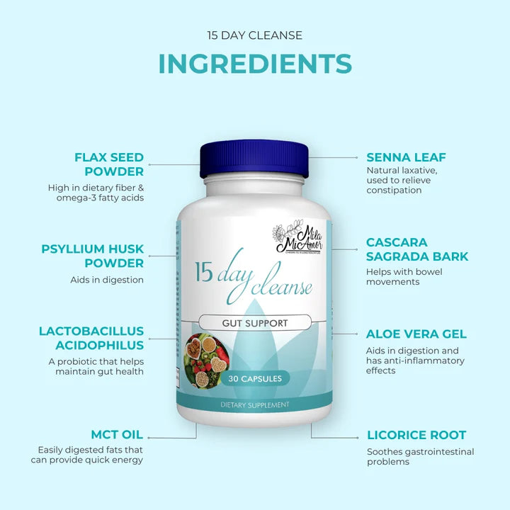 Herbabuddy™- 15 Day Cleanse - Gut and Colon Support