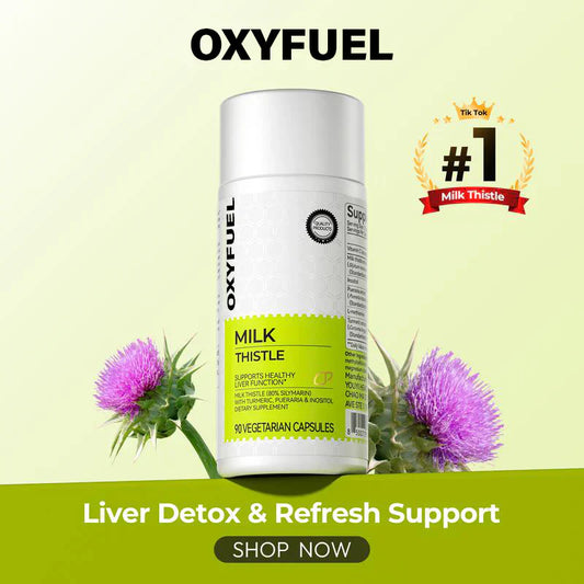 OXYFUEL Milk Thistle Liver Detox & Colon Cleanse