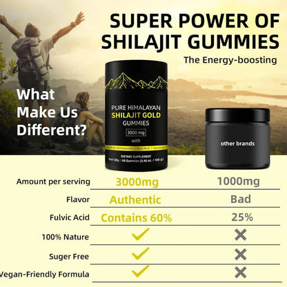 Herbabuddy™ Pure Himalayan Shilajit Gold Gummies