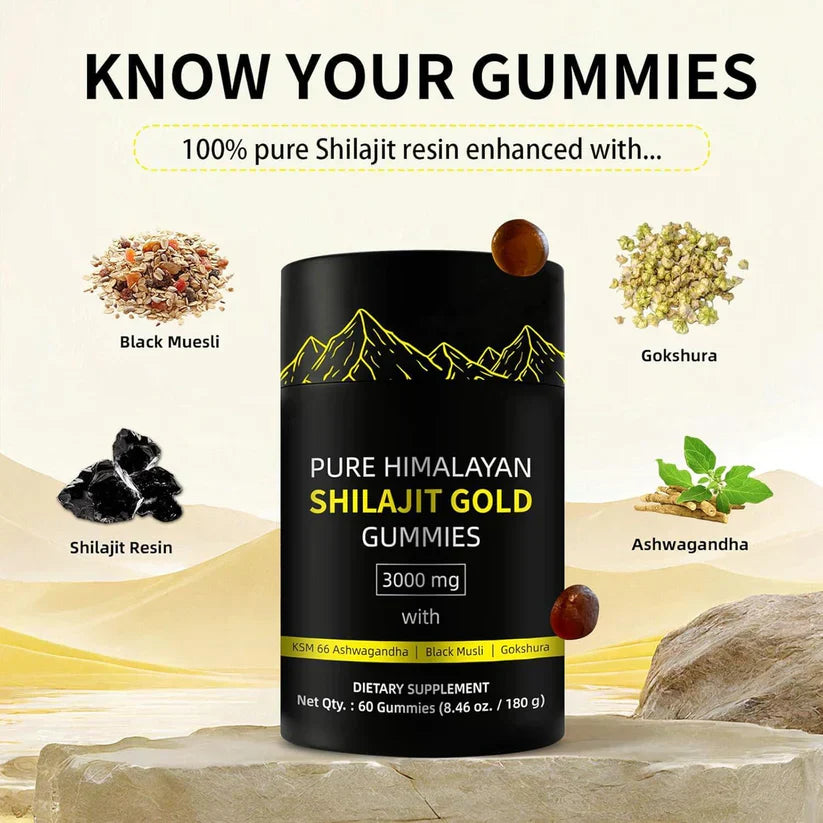Herbabuddy™ Pure Himalayan Shilajit Gold Gummies