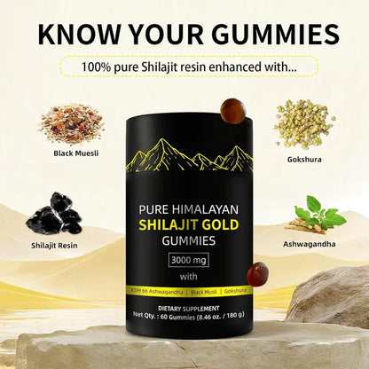 Herbabuddy™ Pure Himalayan Shilajit Gold Gummies